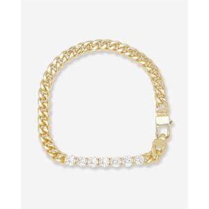 NEW MELINDA MARIA women's julian loves bracelet in gold
